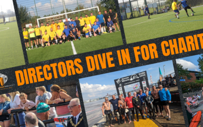MD Fitout Directors Make Waves for Charity: Football Match and Mersey Swim Raise Funds for RNLI and Rek41